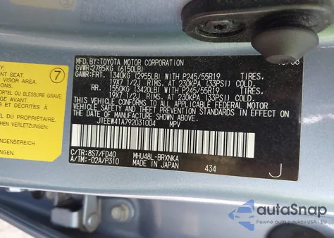 2009 Toyota Highlander Hybrid from USA, damaged, VIN JTEEW41A792031004